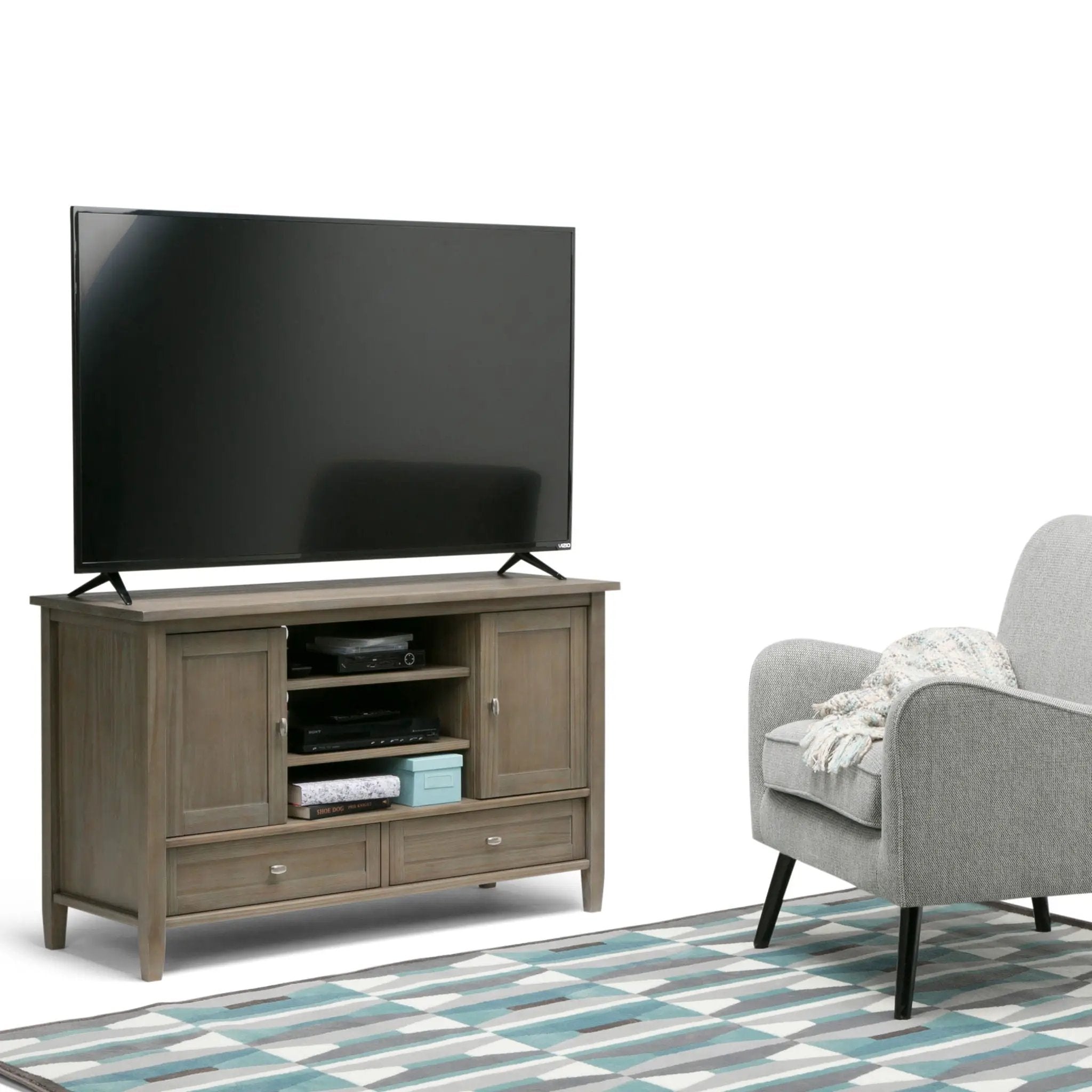 Warm Shaker - TV Media Stand Handcrafted by Unique Piece Furniture