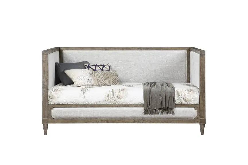 Artesia - Twin Daybed - Tan Fabric & Salvaged Natural by Unique Piece Furniture