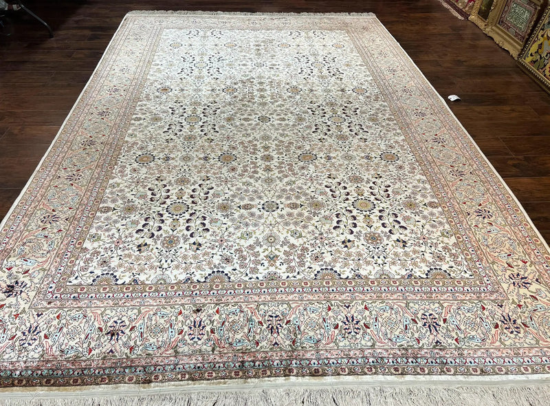 Wonderful Turkish Silk Rug 8x12, Handmade, Fine 320 KPSI by Jewel Rugs