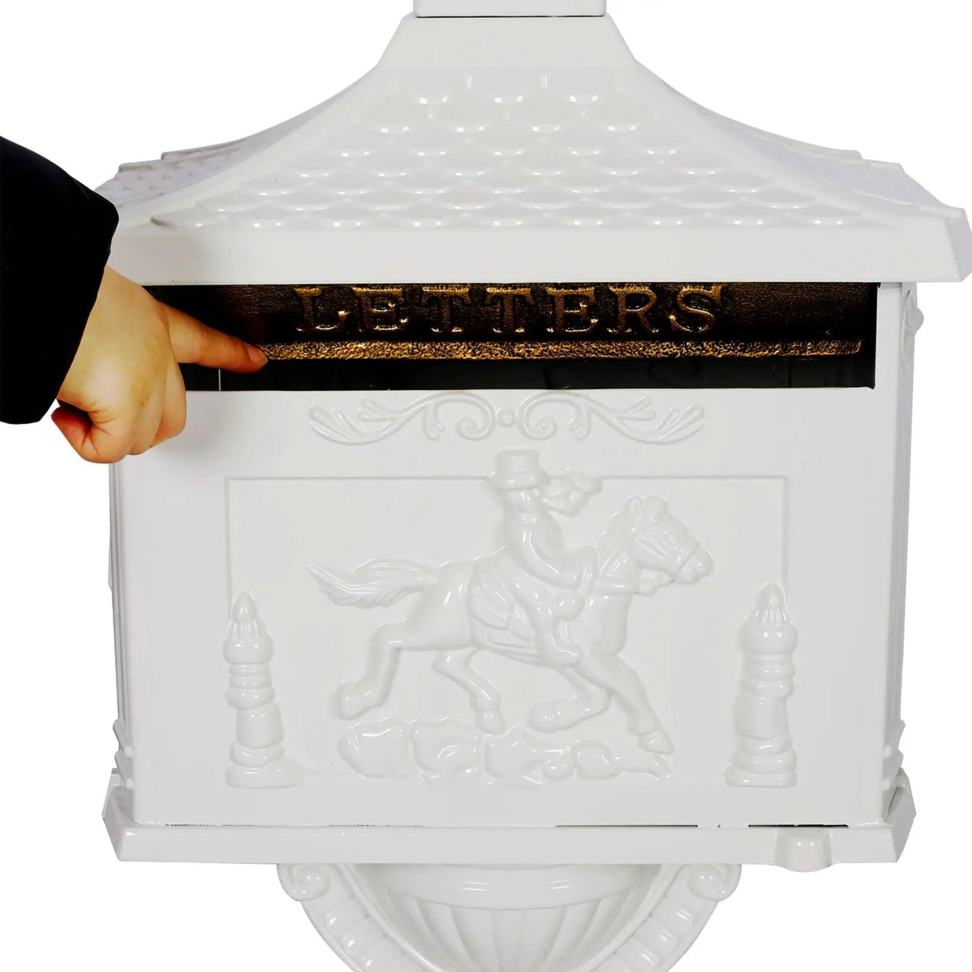 Cast Aluminum Mail Box, Postal Box, Mailbox by Unique Piece Furniture