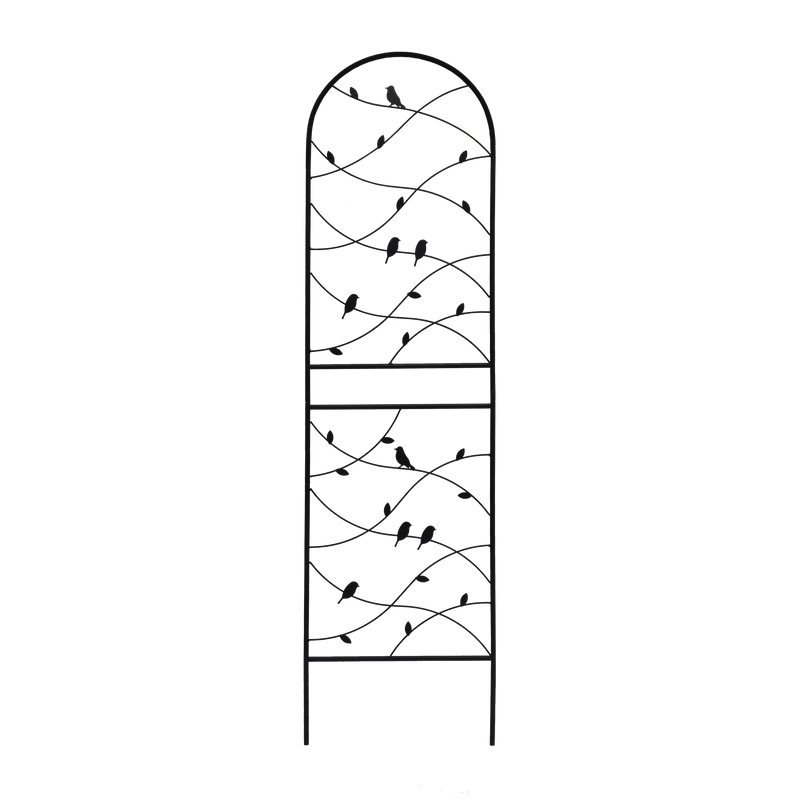 2 Pack Metal Garden Trellis 71" x 19.7" Rustproof Outdoor Plant Support by HouseOfZazla