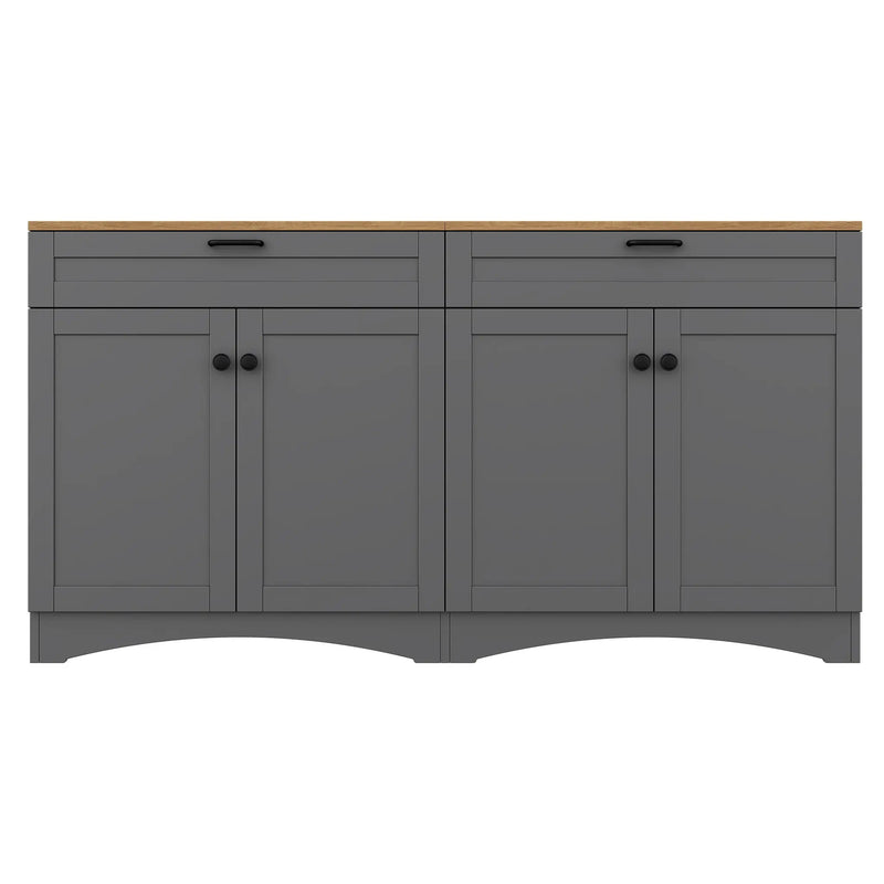 On-Trend Farmhouse TV Stand with 2 Drawers for TVs Up to 70" by HouseOfZazla