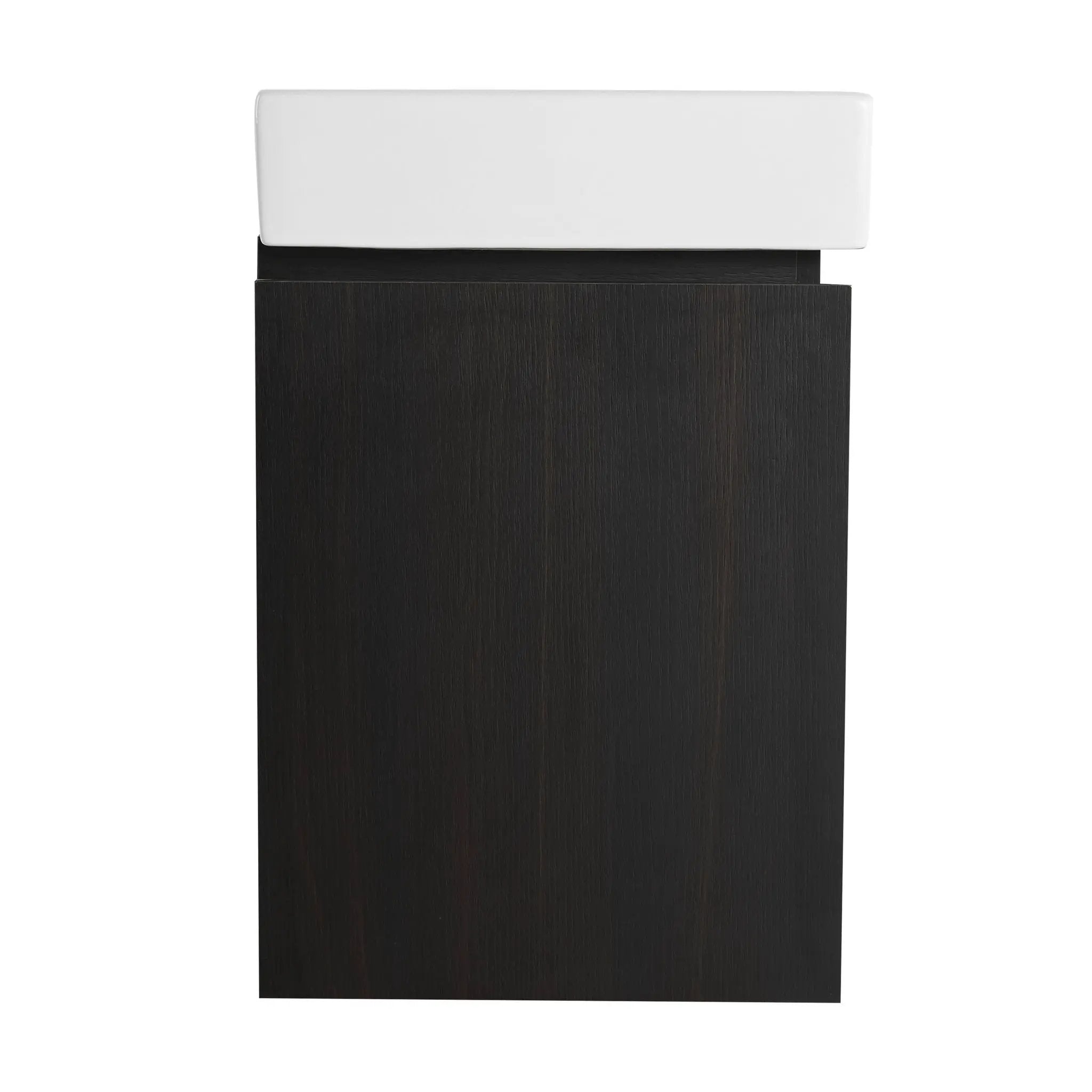 Modern Bathroom Vanity With Ceramic Basin, Wall Mounted Floating Sink Combo, Storage Cabinet by HouseOfZazla