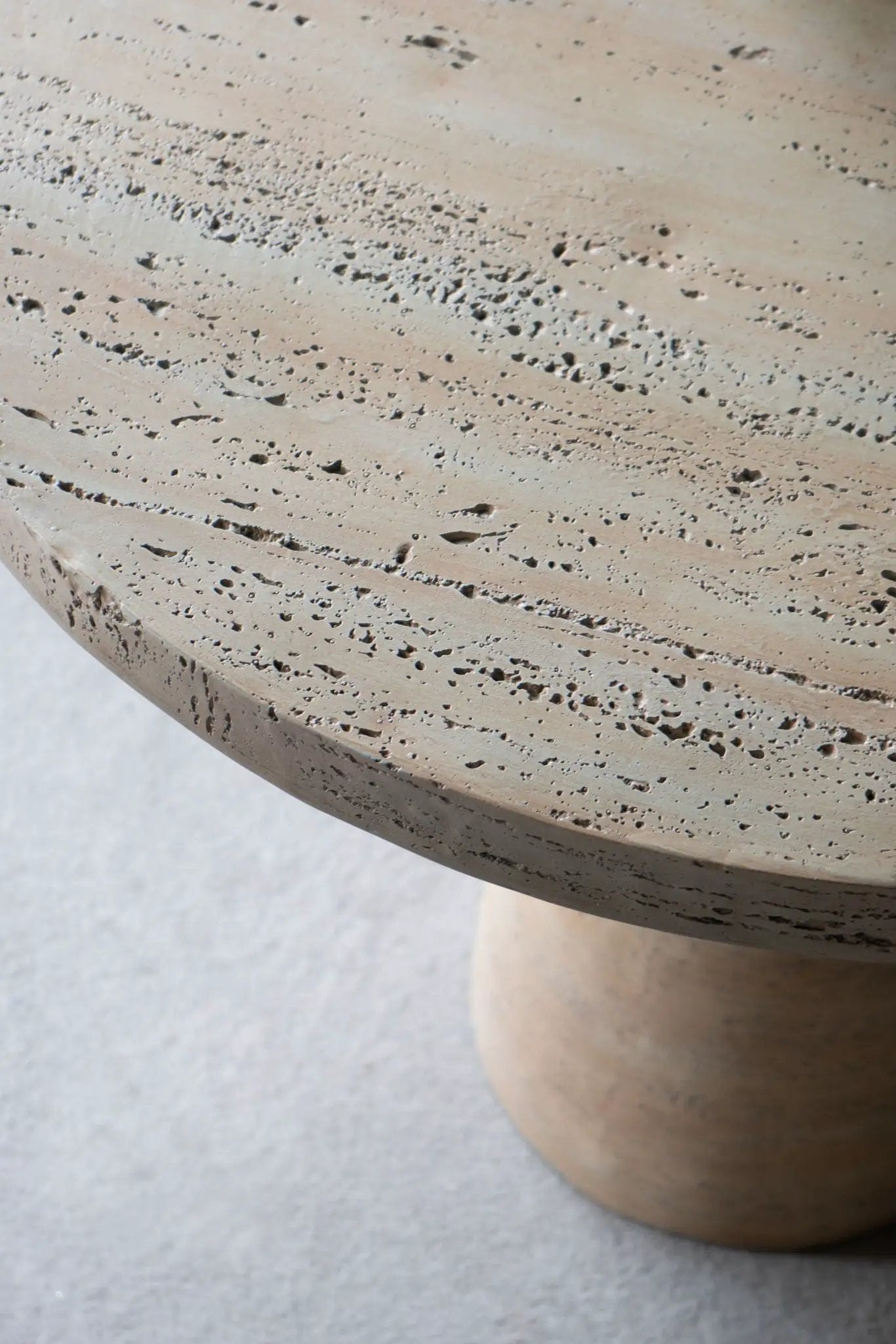 Round Dining Table With Pedestal Base by HouseOfZazla