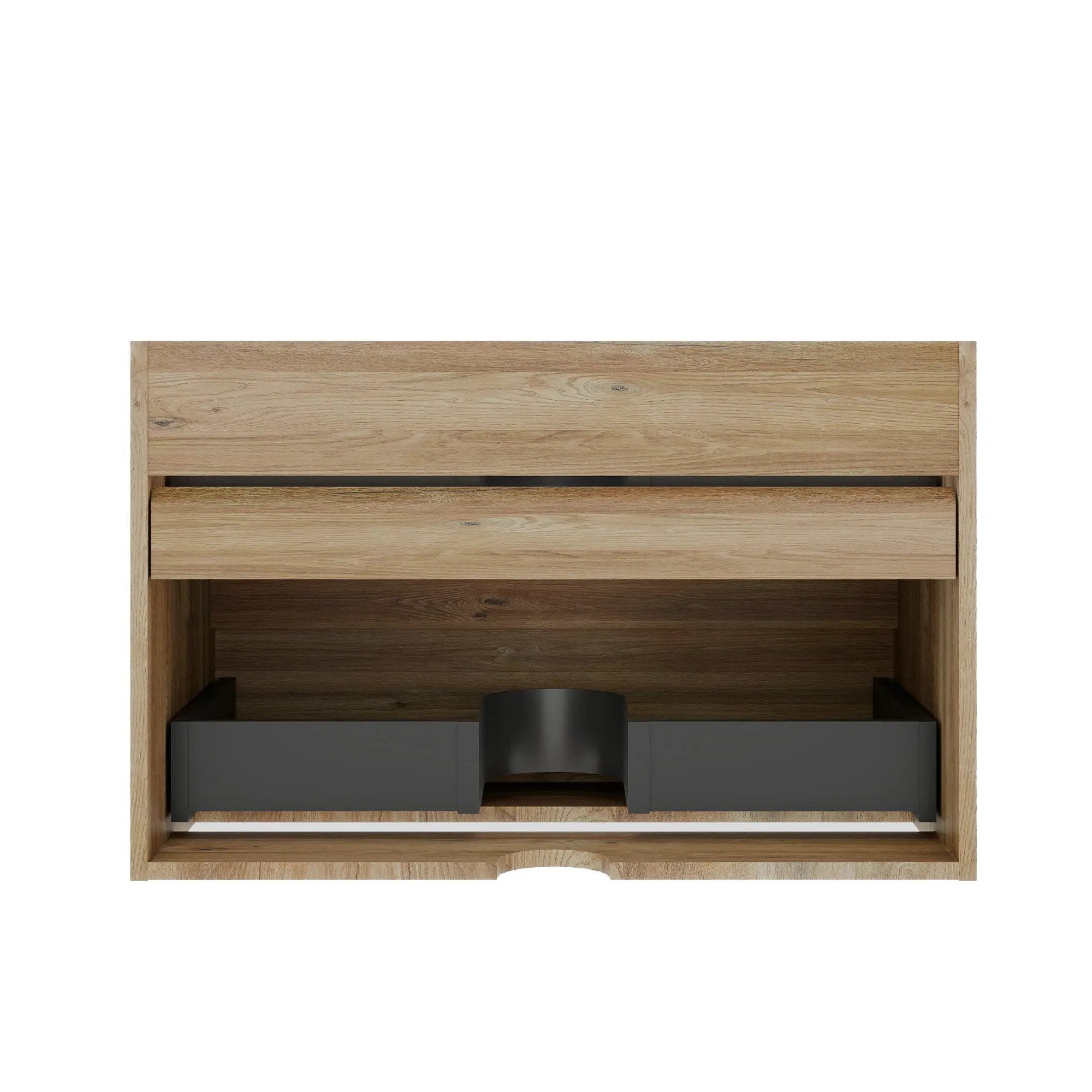 Grace 30 Rough Oak Bathroom Vanity by HouseOfZazla