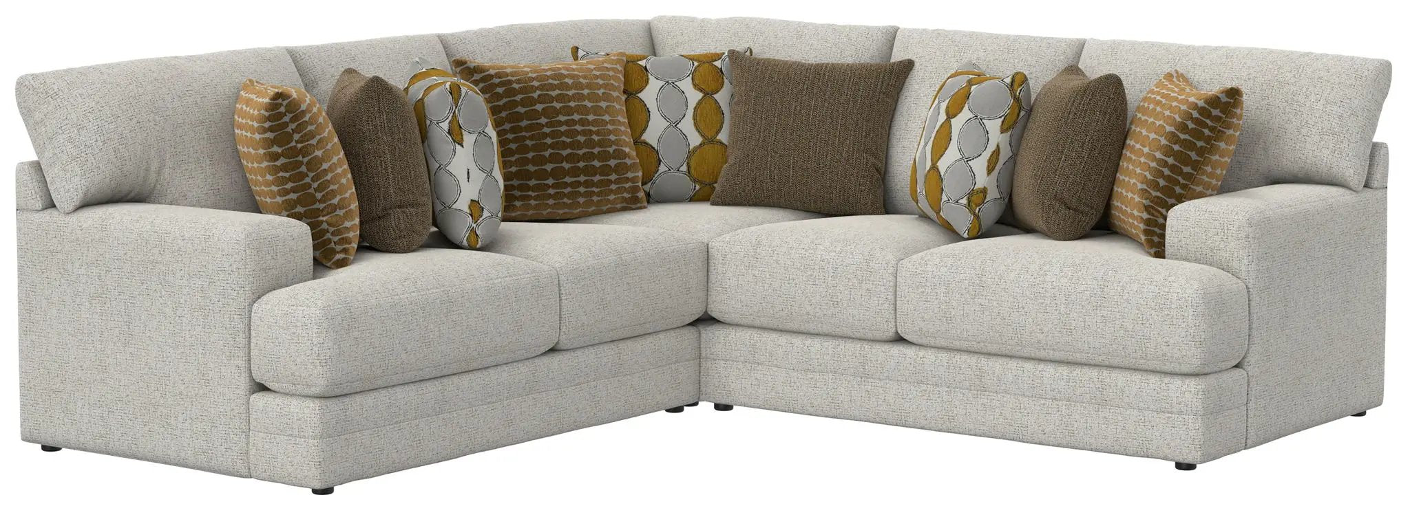 Tori - Sectional With Comfort Coil Seating And Accent Pillows Included by Unique Piece Furniture