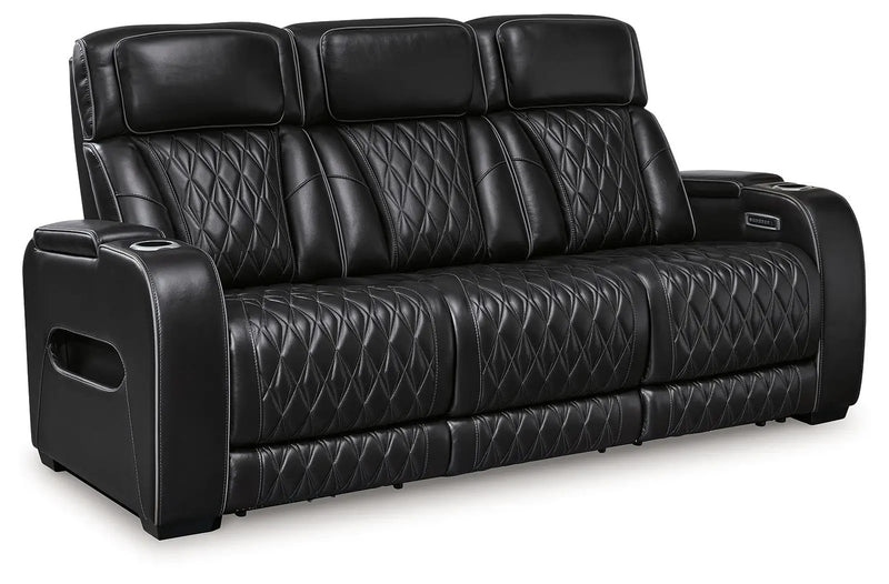 Boyington - Power Reclining Sofa With Adj Headrest by Unique Piece Furniture