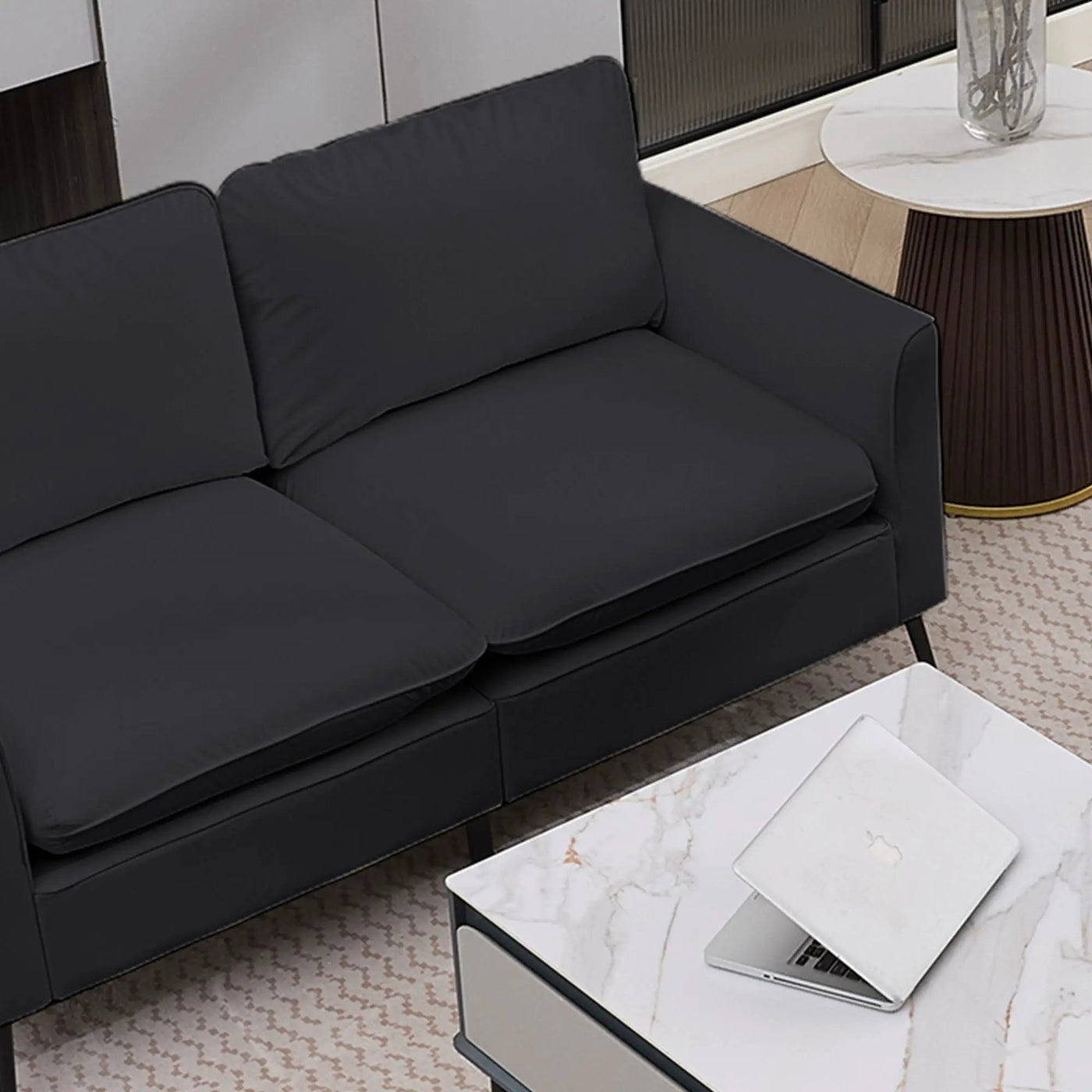 Upholstered Loveseat, For Living Room by HouseOfZazla