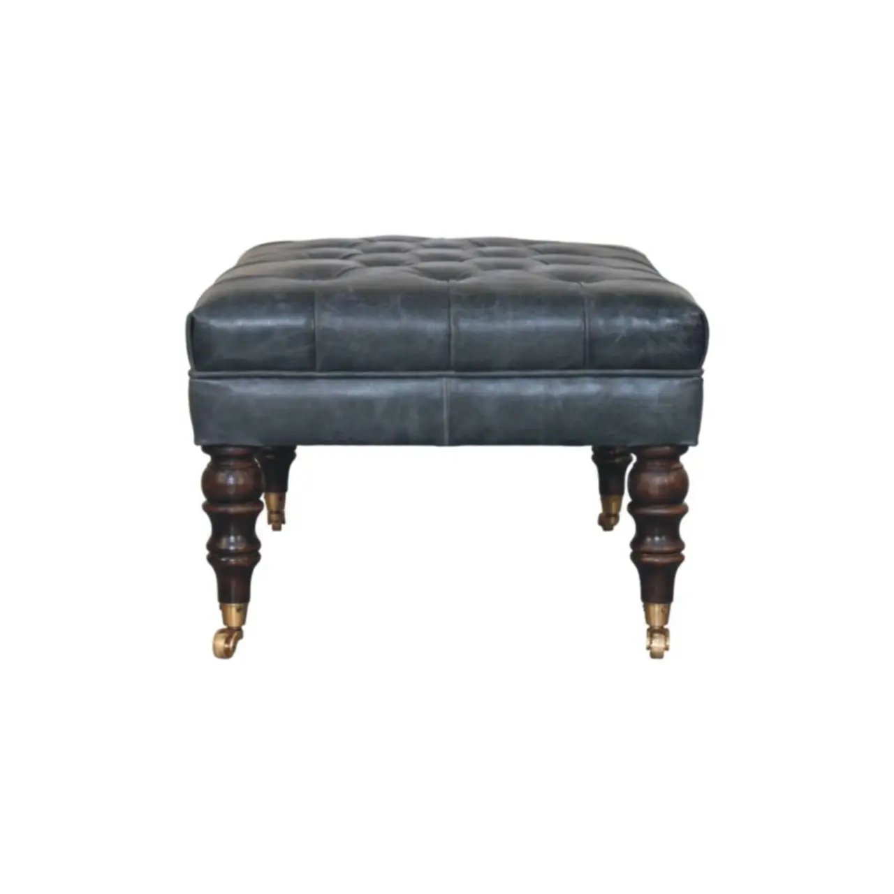 Buffalo - Ottoman With Castor Legs by HouseOfZazla