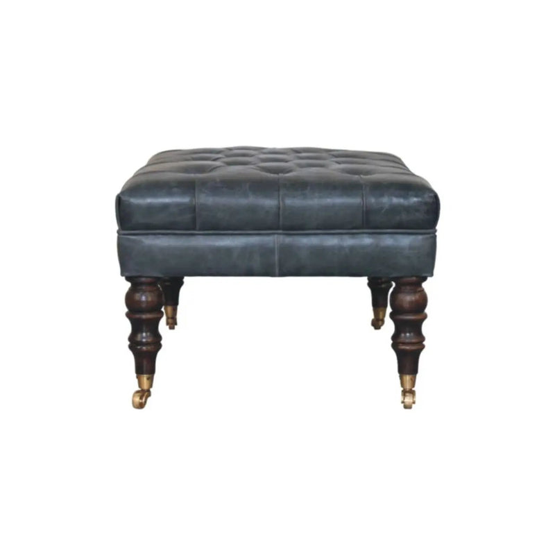 Buffalo - Ottoman With Castor Legs by HouseOfZazla
