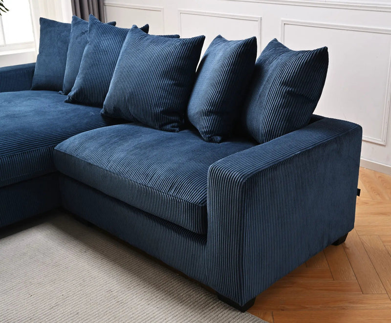 Luxe - Oversized 2 Piece Sectional Couches For Living Room, L Shaped Sofa With Chaise by HouseOfZazla
