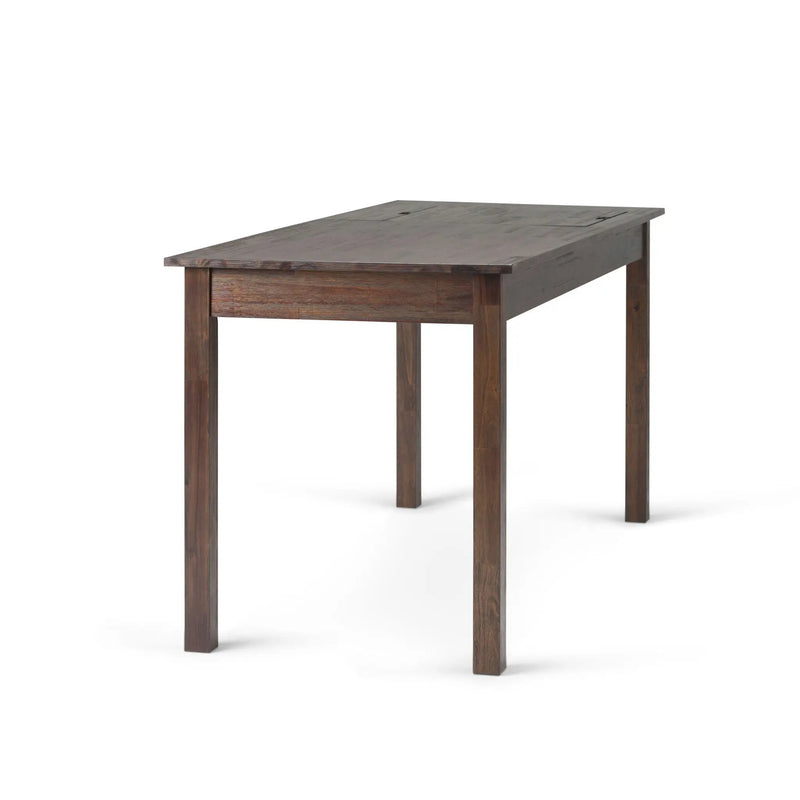 Monroe - Desk - Distressed Charcoal Brown by HouseOfZazla