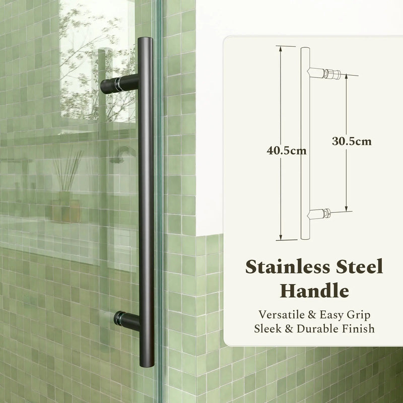 56-60"W x 60"H Frameless Sliding Tub Shower Door Enclosure, Matte Glass by HouseOfZazla
