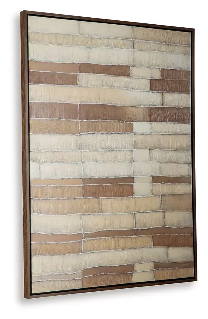 Kalanmore - Wall Art - Brown / Tan / White by Unique Piece Furniture