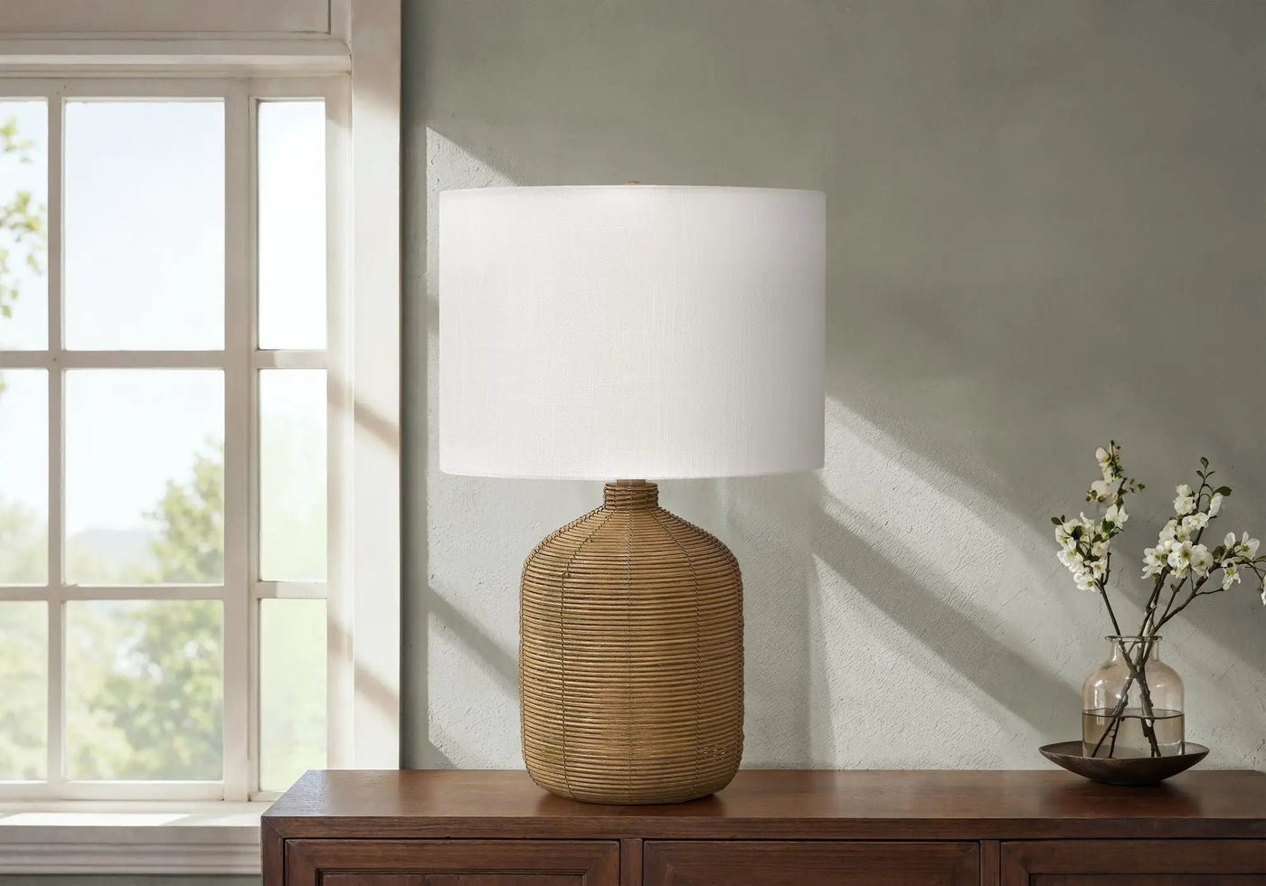 Lighting, Table Lamp, Rattan, Modern by HouseOfZazla