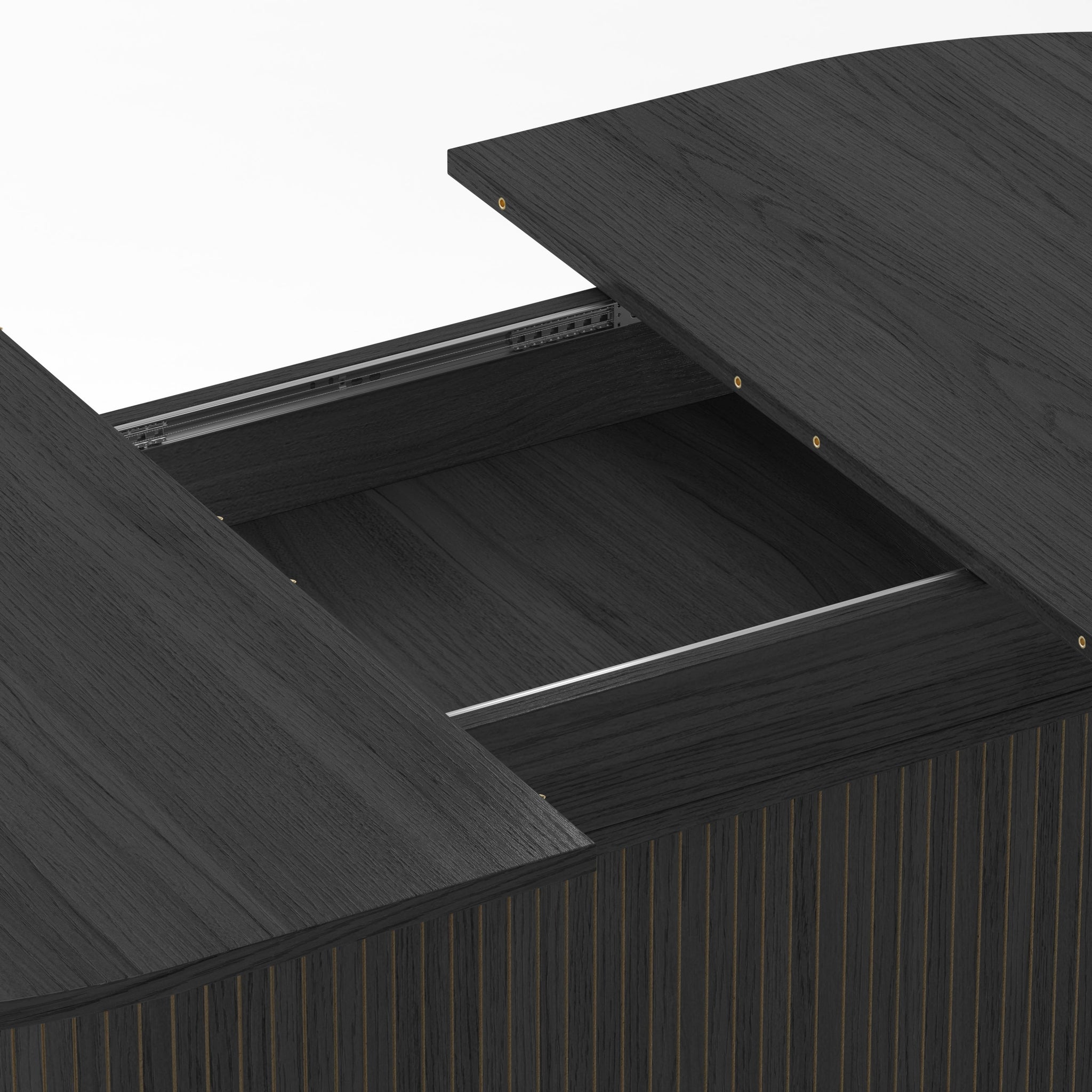 55.11'-70.86' Extendable Dining Table with Striped Legs by HouseOfZazla
