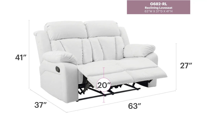 Daria - Cozy Padded Love Seat For Relaxation by Unique Piece Furniture