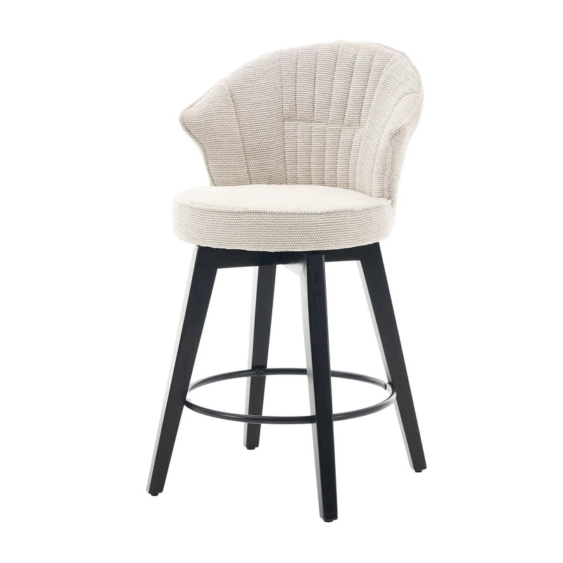 Wing Back Swivel Bar Stools (Set of 2) by HouseOfZazla