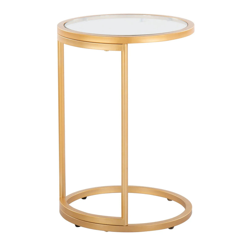 Zenn - Round End Table With Stylish Design by HouseOfZazla