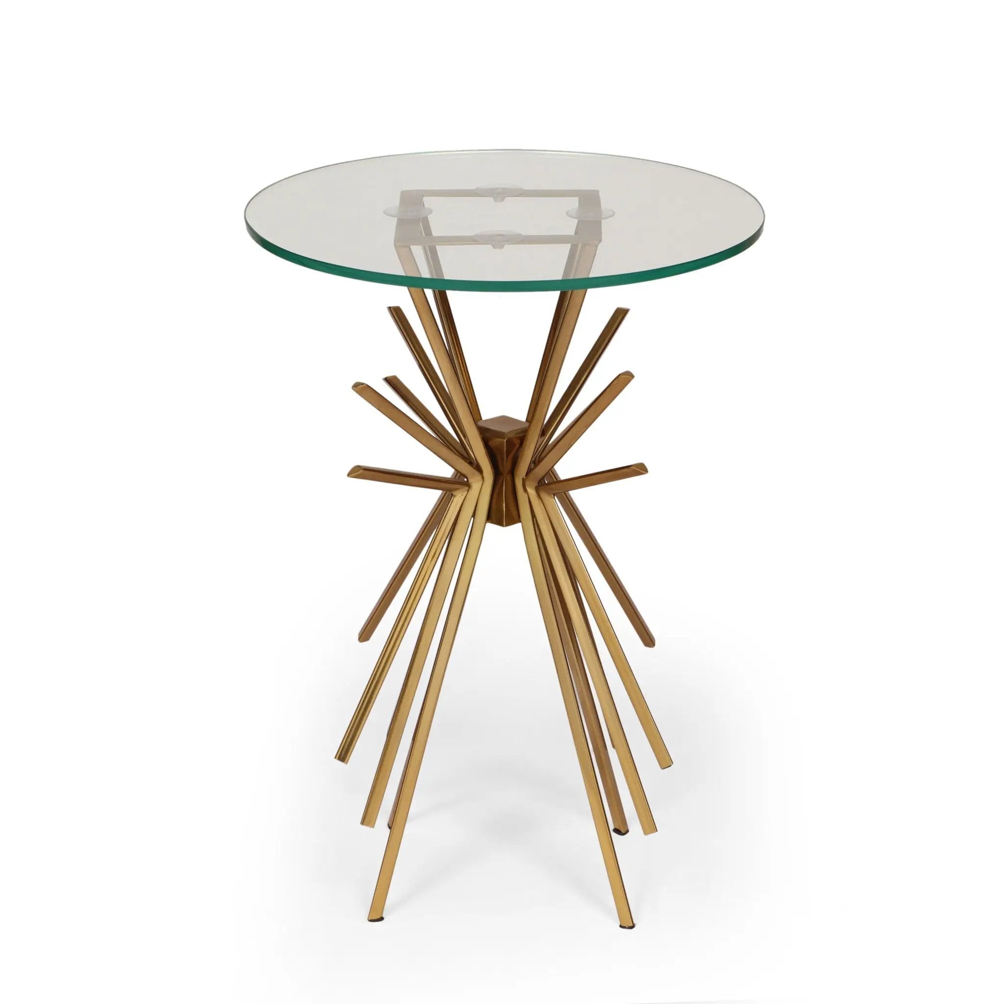 Table With Sunburst Design - Gold by HouseOfZazla