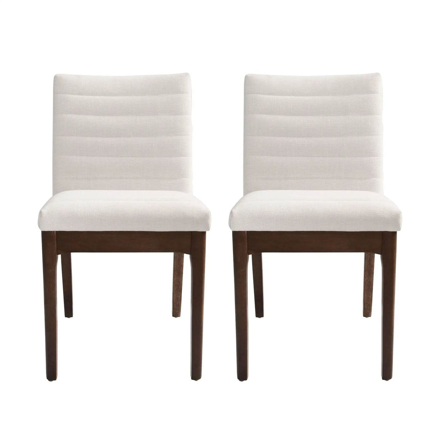 Upholstered Dining Chairs With Rubber Legs (Set of 2) by HouseOfZazla