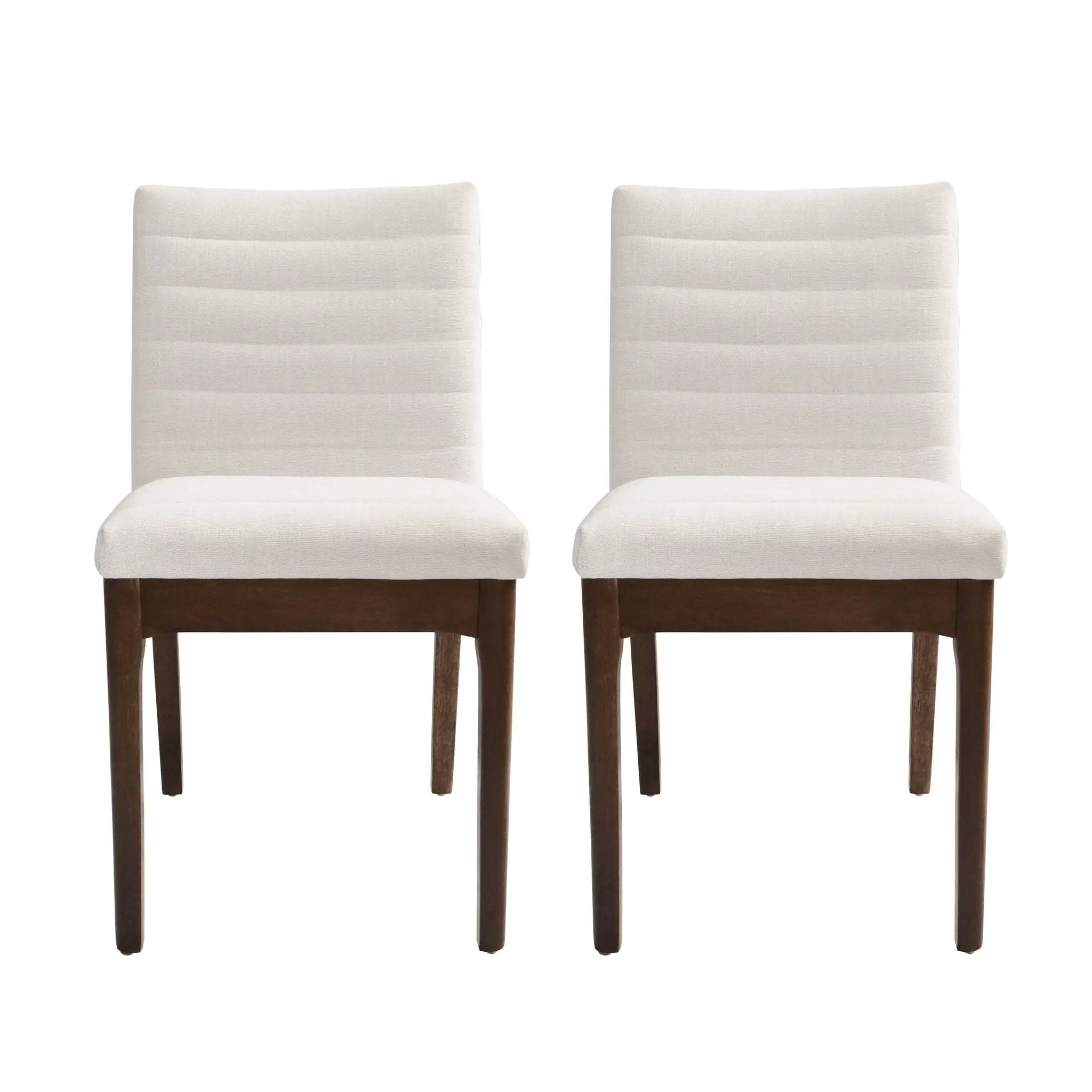 Upholstered Dining Chairs With Rubber Legs (Set of 2) by HouseOfZazla