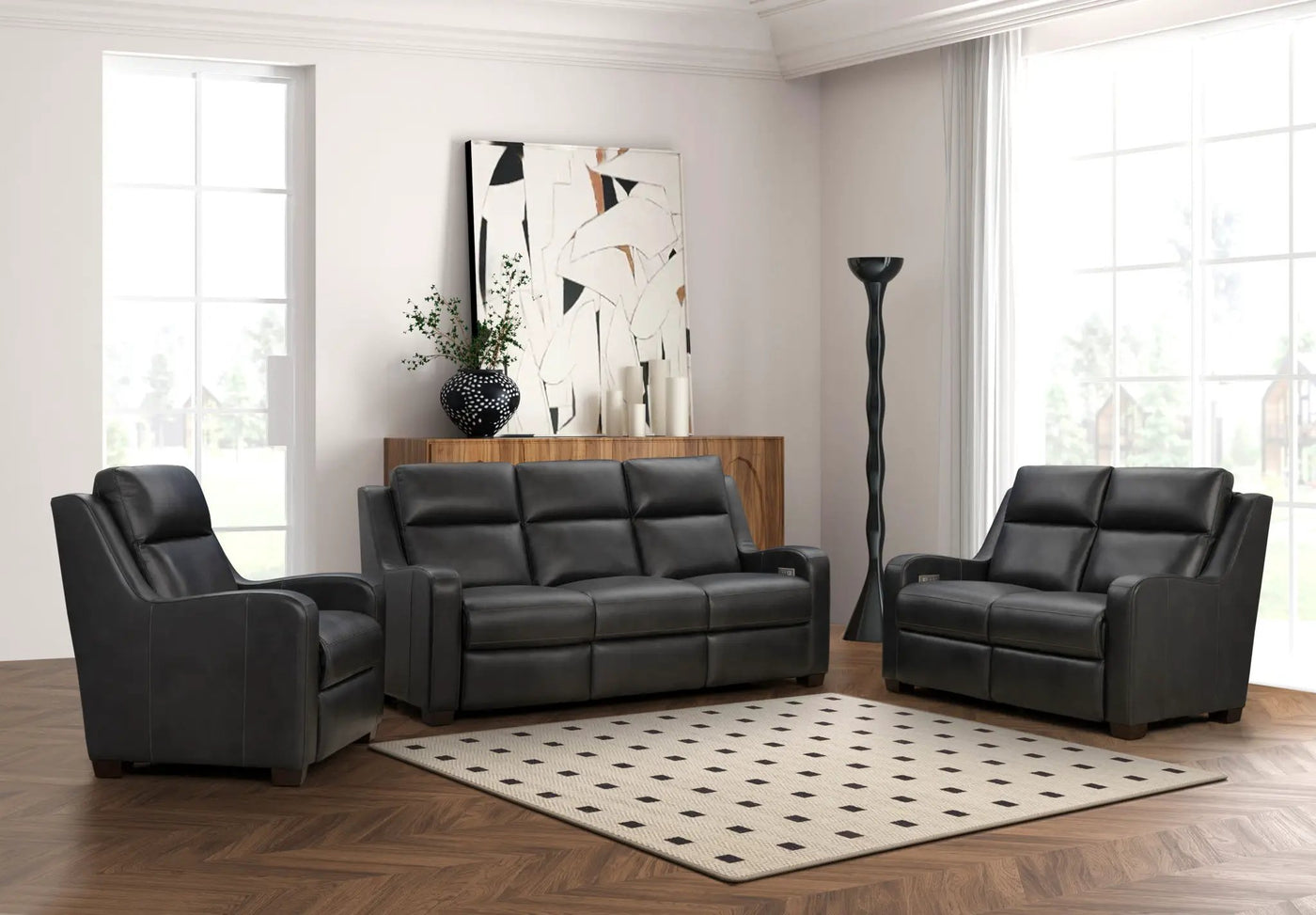 Ayden - Sofa With Power Recline, Power Headrest, Power Lumbar by Unique Piece Furniture
