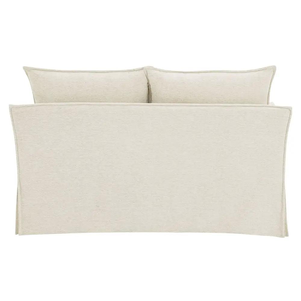 Shane - Loveseat With 2 Pillows - Beige Linen by Unique Piece Furniture