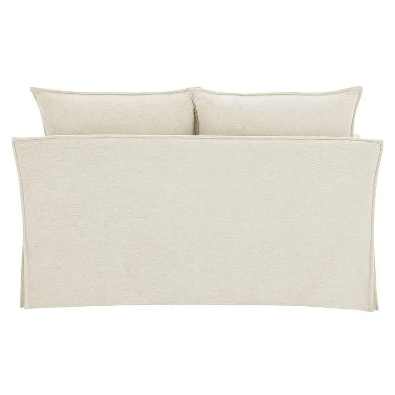 Shane - Loveseat With 2 Pillows - Beige Linen by Unique Piece Furniture
