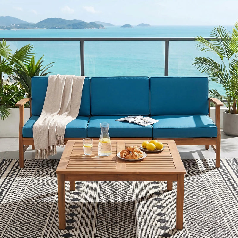 Perla 3 Seater Sofa and Table Set by HouseOfZazla