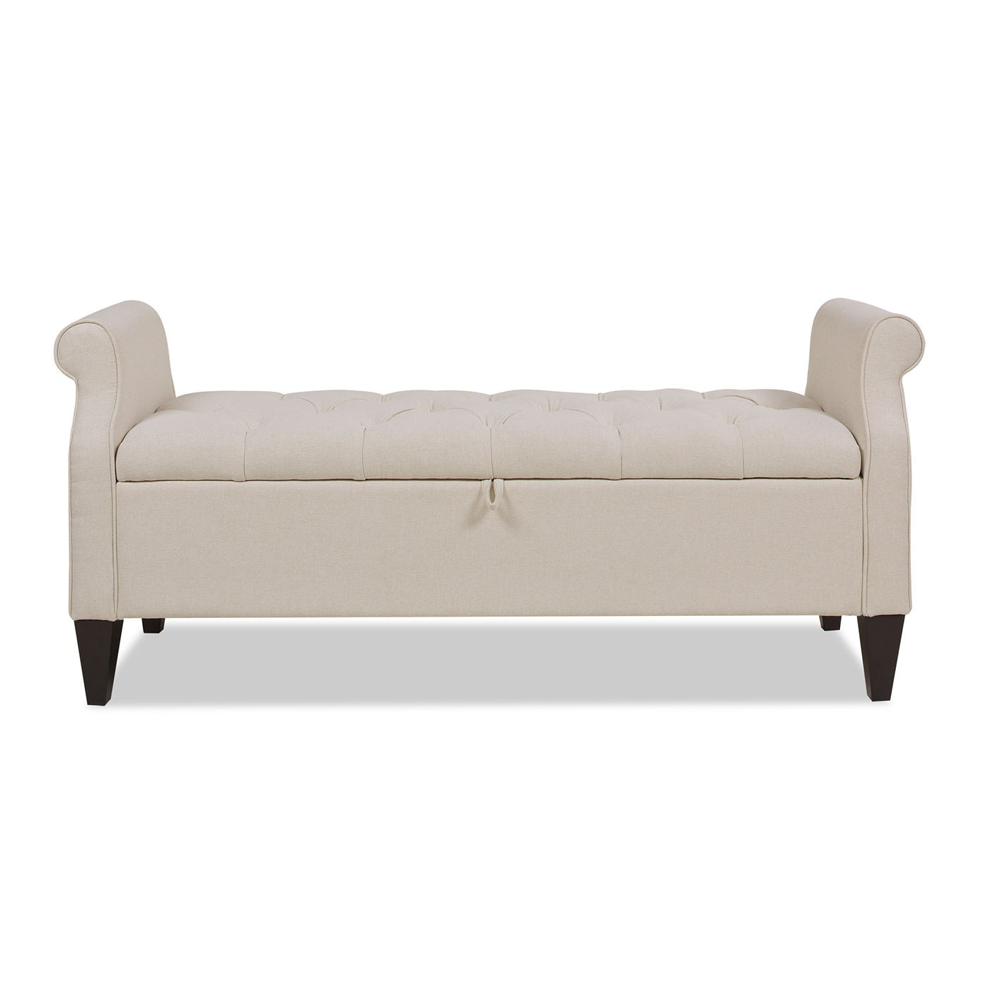 Jacqueline - Tufted Roll Arm Storage Bench by HouseOfZazla