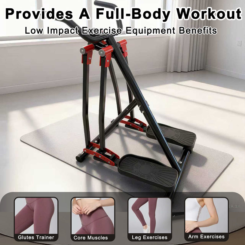 Air Walking Elliptical Machine - Foldable Cardio Cross Trainer by HouseOfZazla
