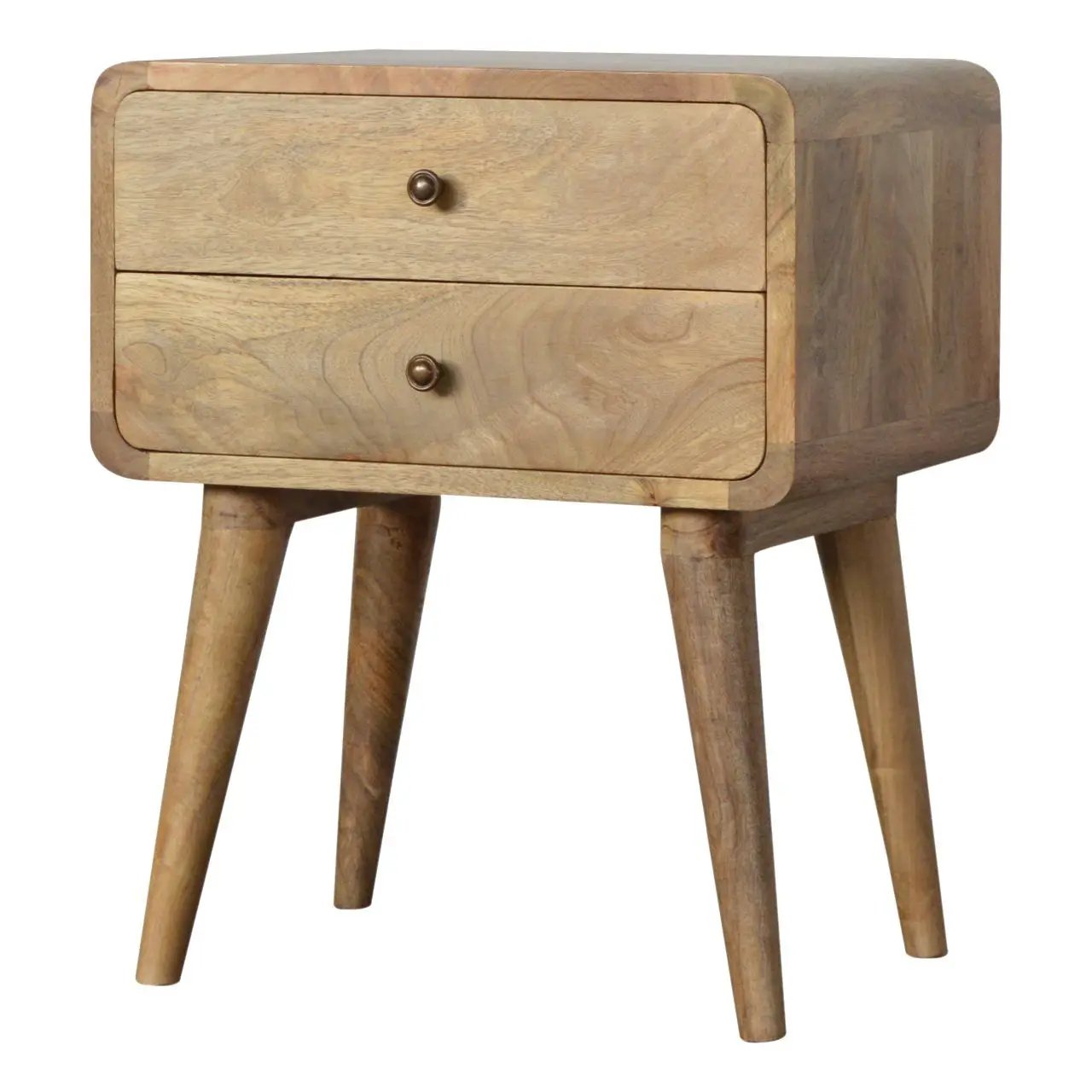 Curved Nightstand by Unique Piece Furniture