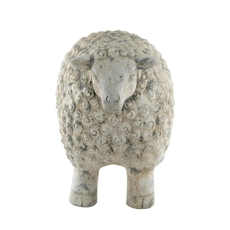 25.5x13x18" Magnesium Sheep Figurine with Weathered Finish by HouseOfZazla