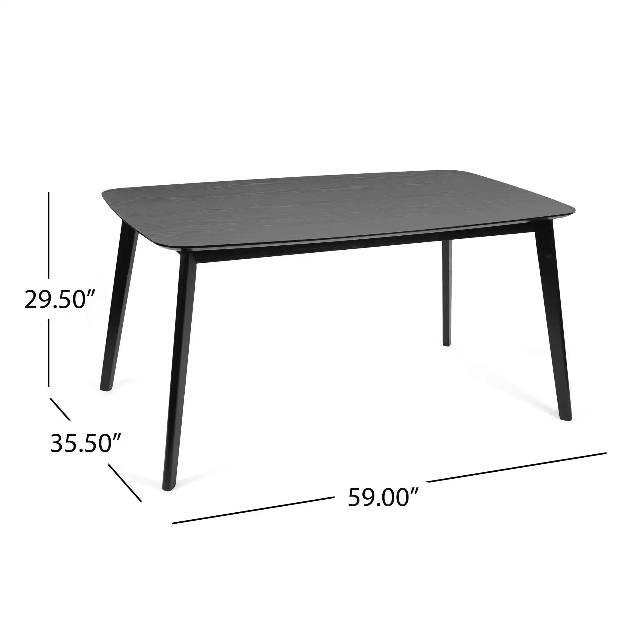 Retro Dining Table With Faux Wood Top by HouseOfZazla