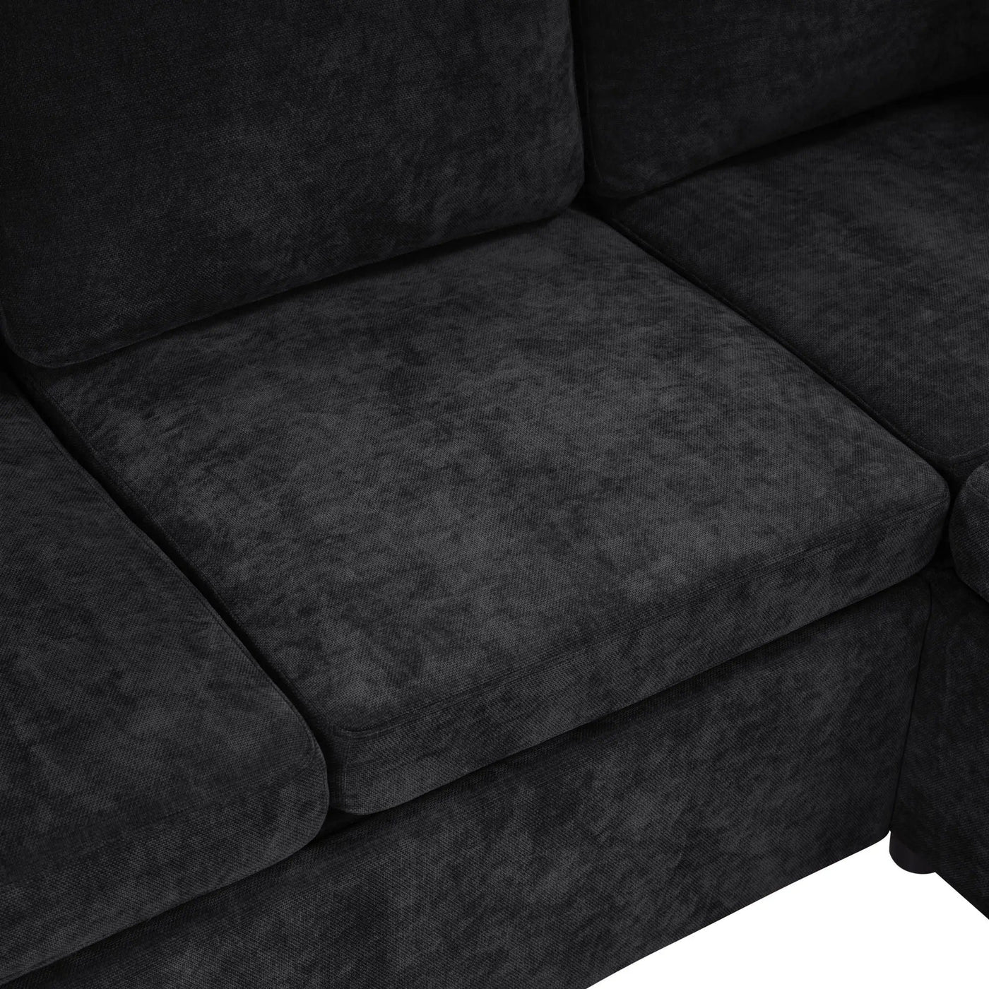 Modern L Shaped Sectional Sofa Bed With Hidden Storage Upholstery by HouseOfZazla