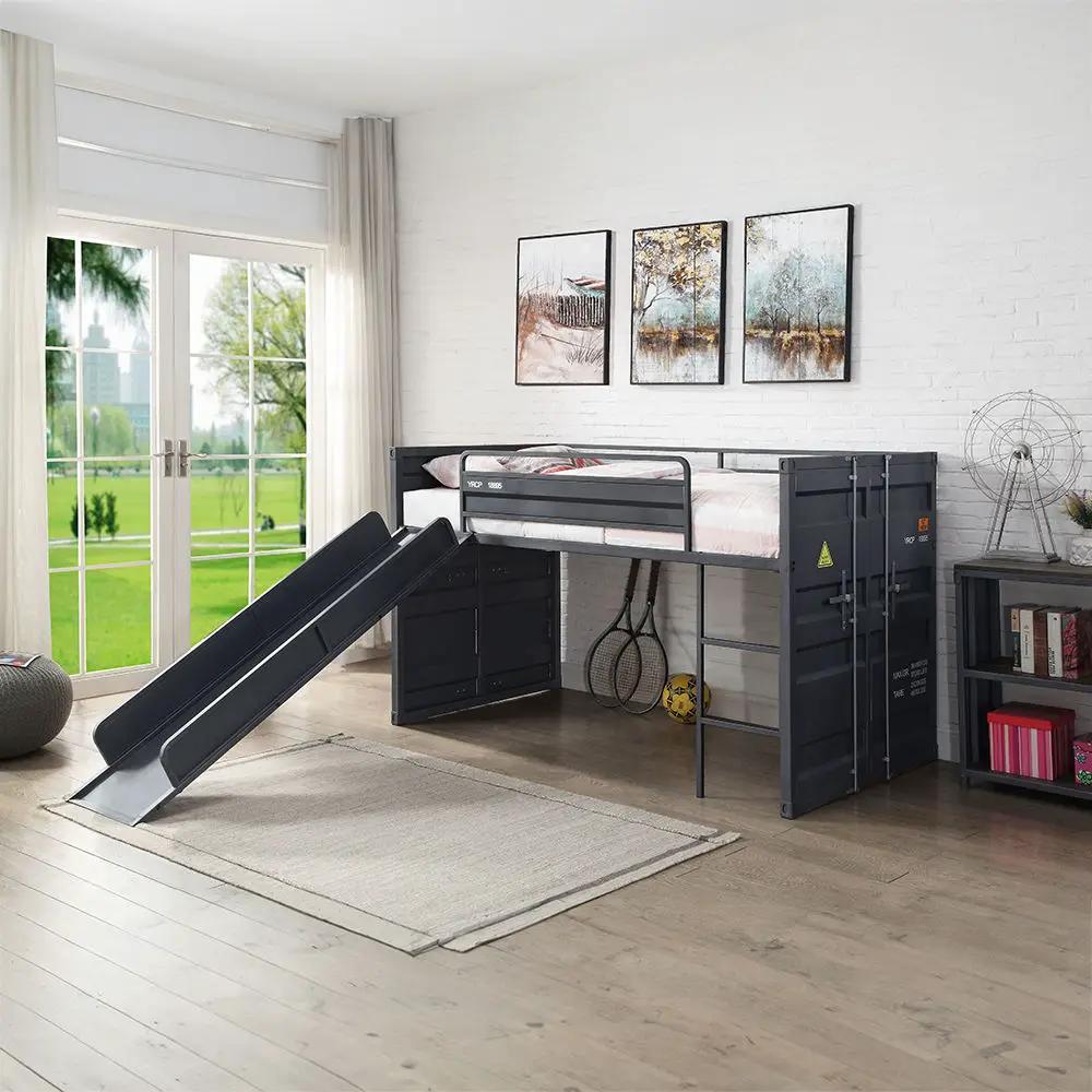 Cargo - Loft Bed w/Slide by Unique Piece Furniture