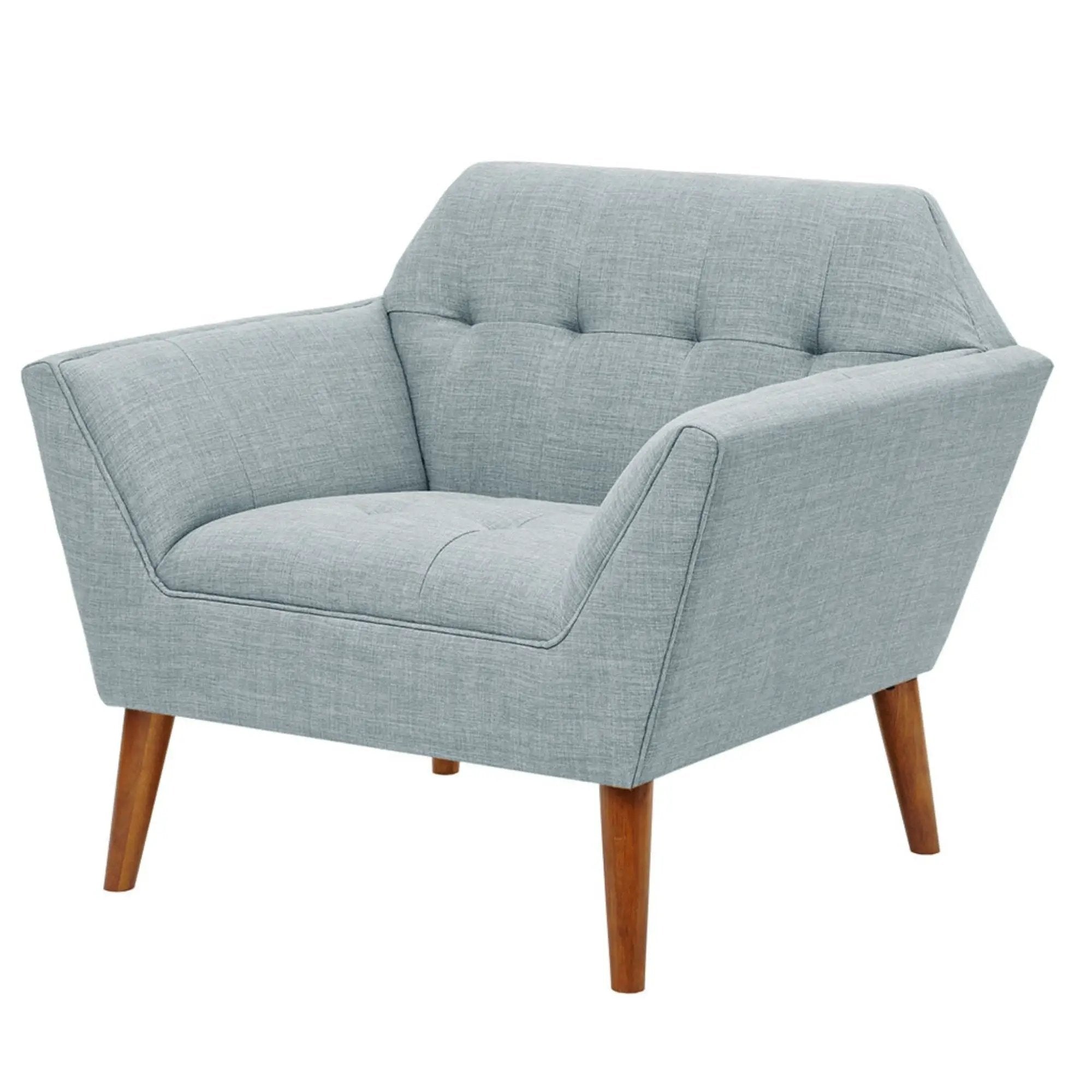 Modern Lounge Chair With Button Tufting by HouseOfZazla