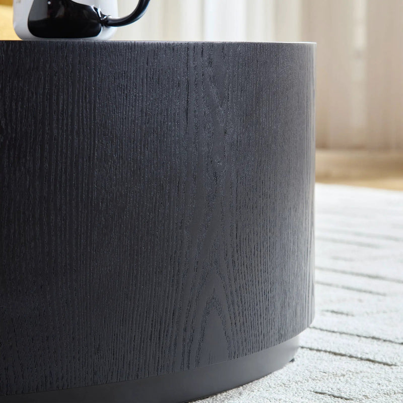 35.43 Inch Modern Round Coffee Table by HouseOfZazla
