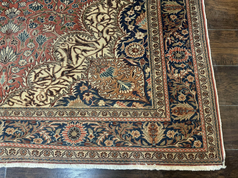 Turkish Kayseri Rug 6x10, Antique Turkish Carpet, Floral Medallion, Oriental Carpet, Red by Jewel Rugs