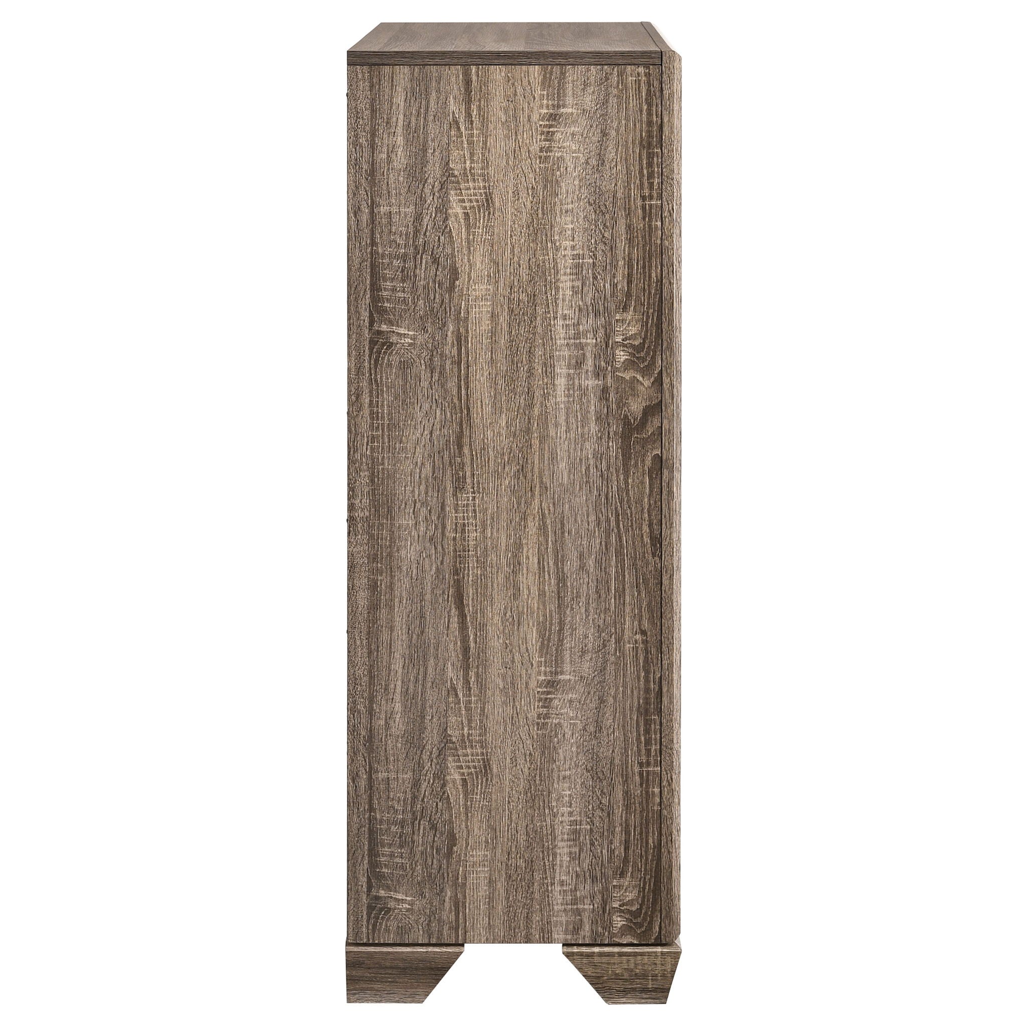 Harrison - 5 Drawer Bedroom Chest - Taupe by HouseOfZazla