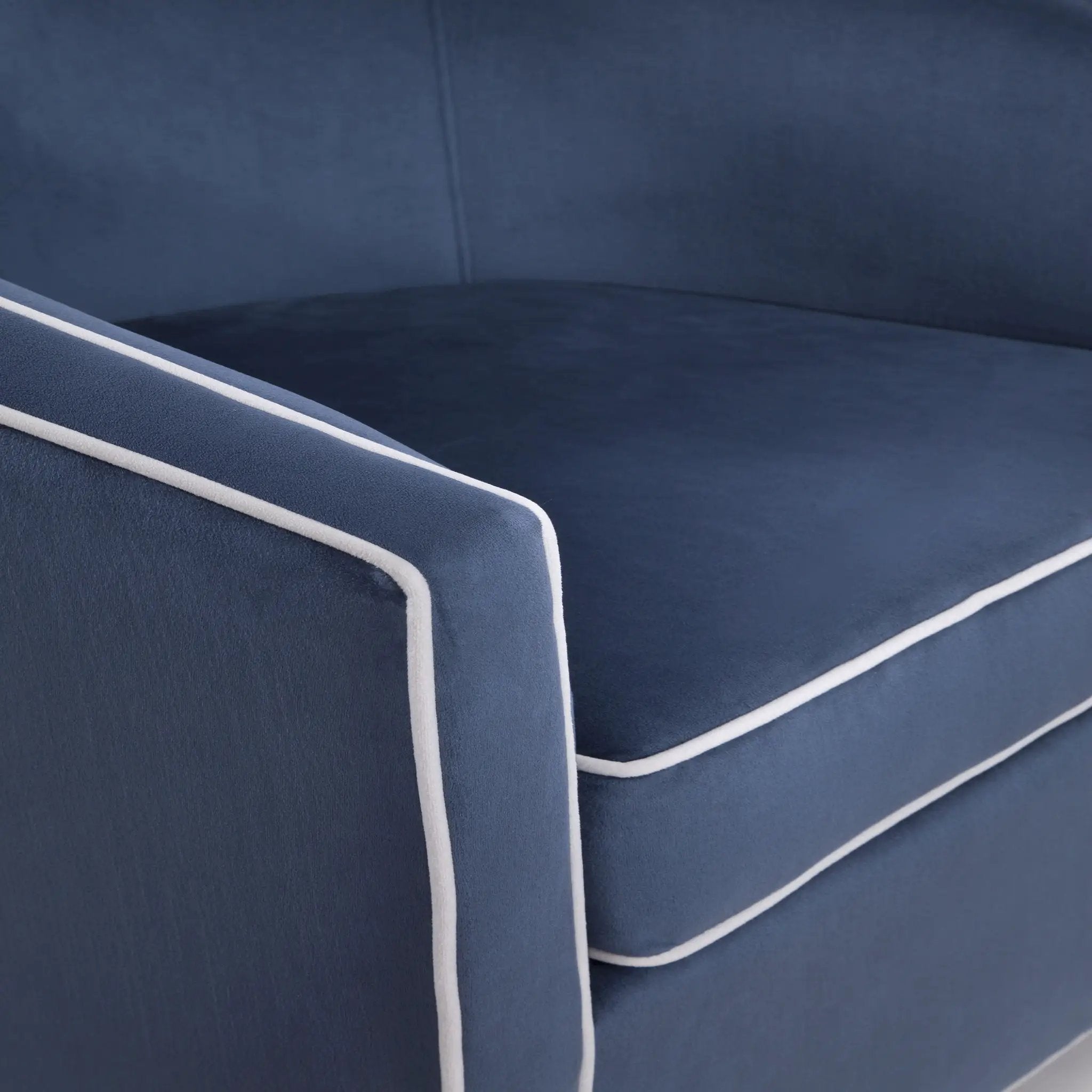 Kendall - Swivel Chair With Barrel Back Design by HouseOfZazla