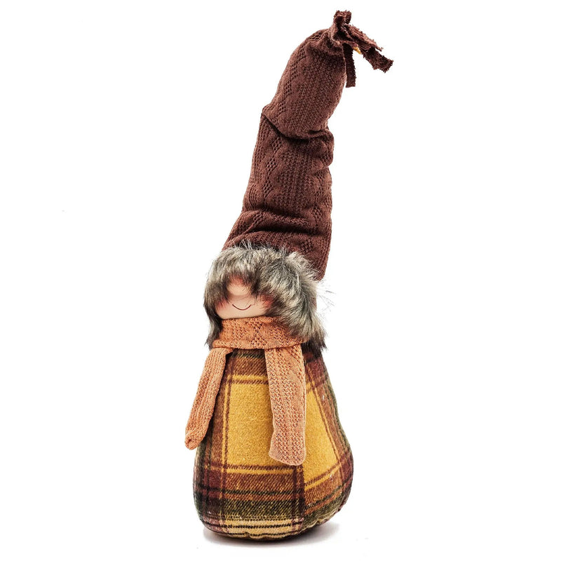 Gnomes Decorations For Fall Thanksgiving Table Decorations (Set of 2) - Brown / Yellow by HouseOfZazla