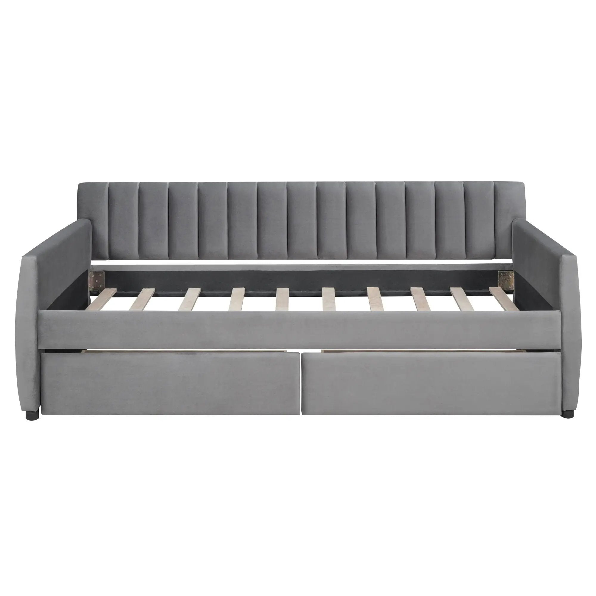 Upholstered Daybed With Slat Support by HouseOfZazla
