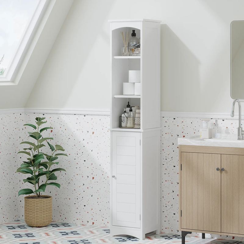 64.17'' Tall Bathroom Storage Cabinet by HouseOfZazla