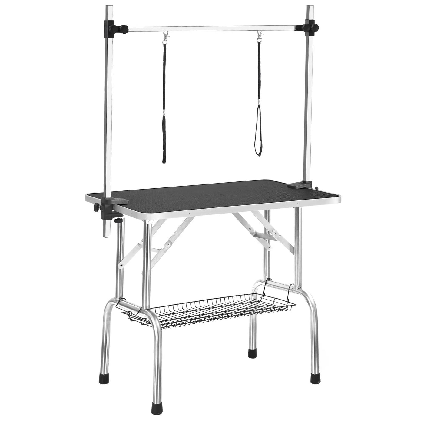 Large Grooming Table For Pet Dog And Cat With Adjustable Arm And Clamps Large Heavy Duty Animal Grooming Table by HouseOfZazla