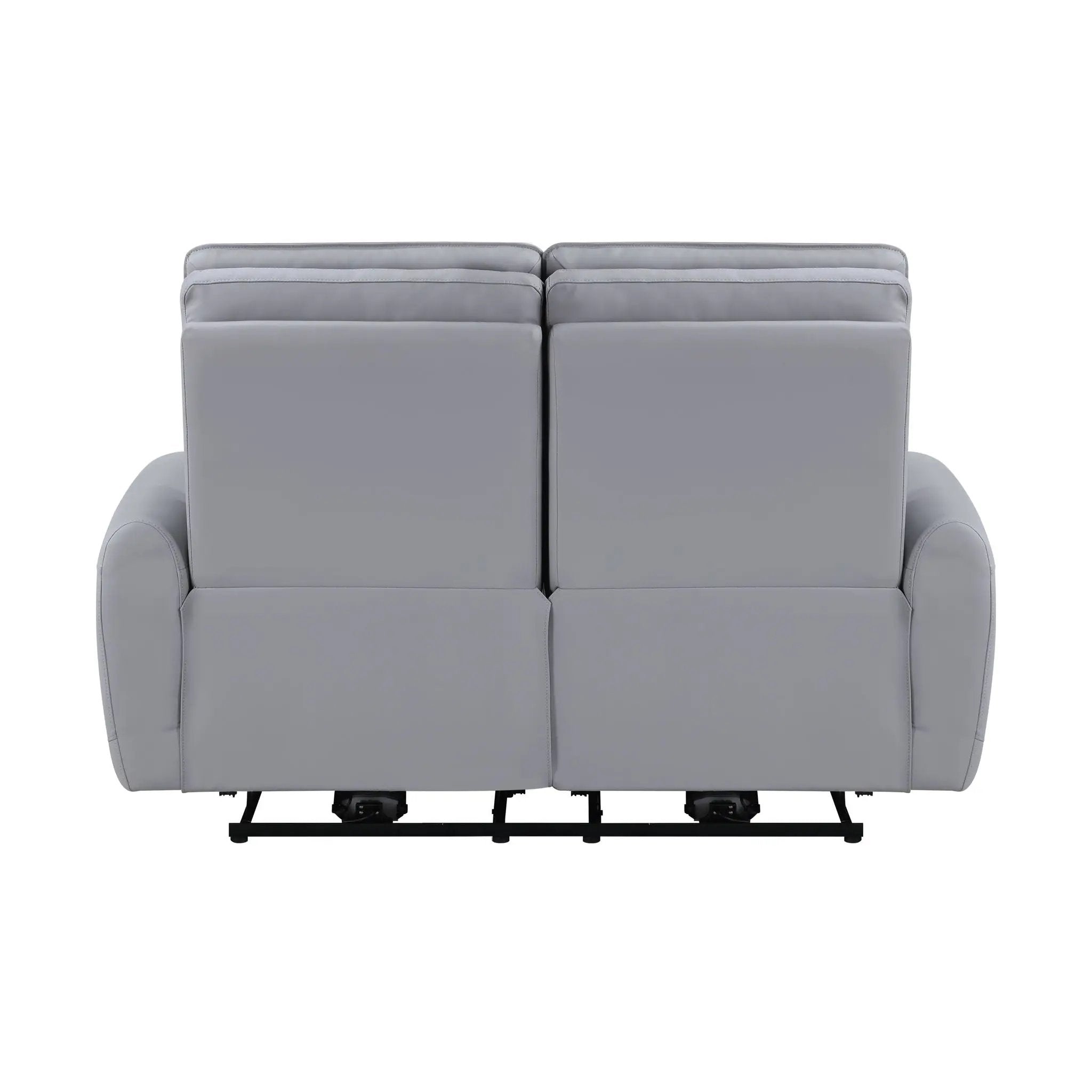 Jeromie - Power Motion Loveseat With USB Port - Gray by HouseOfZazla