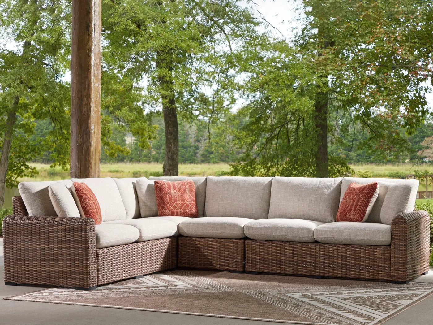 Dolan Creek - Outdoor Sectional by Unique Piece Furniture