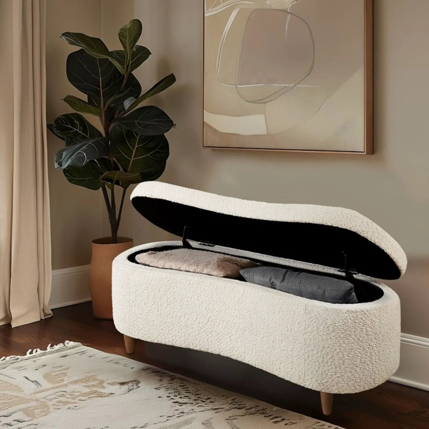 Flip Top Storage Bench by HouseOfZazla