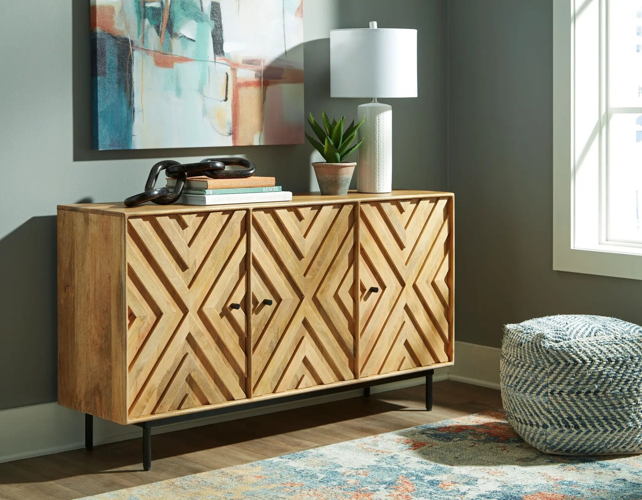 Cadewick - Accent Cabinet - Natural by Unique Piece Furniture